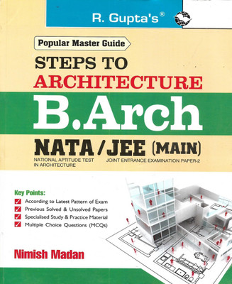 B.Arch NATA / JEE (MAIN) Steps To Architecture Book & Solved Papers In English(Paperback, NIMISH MADAN)
