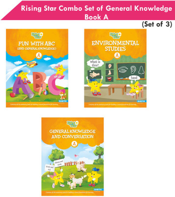 Rising Star General Knowledge & Conversation Book A| Set Of 3| Ages 3-7 Years(Paperback, Rising Star)