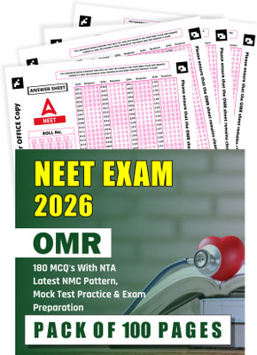 OMR Sheets For Practise NEET Exam 2026, 180 MCQ's With NTA Latest NMC Pattern, Mock Test Practice & Exam Preparation - Pack Of 100(Paperback, Adda247 Publications)