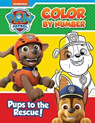 Pups To The Rescue: Paw Patrol, Color By Number Activity Book(Paperback, Wonder House Books)