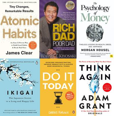 Atomic Habits' Rich Dad Poor Dad, The Psychology Of Money, Ikigai, Do ...