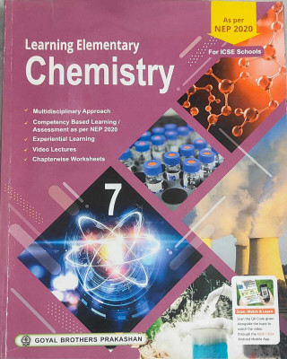 Learning Elementary Chemistry Class 7(Paperback, Goyal Brothers Prakashan, Dr. R. Goel)