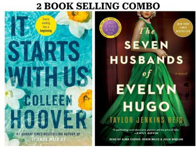 It Starts With Us + The Seven Husbands Of Evelyn Hugo (Paperback, Taylor Jenkins Reid + Colleen Hoover)(Paperback, Taylor Jenkins Reid, Colleen Hoover) It Starts With Us + The Seven Husbands Of Evelyn Hugo (Paperback, Taylor Jenkins Reid + Colleen Hoover)(Paperback, Taylor Jenkins Reid, Colleen Hoover)