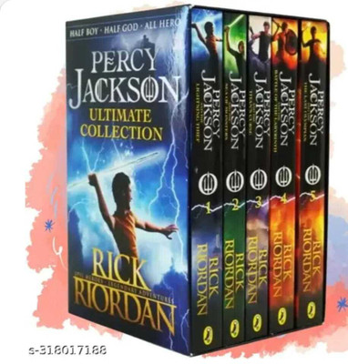 Percy Jackson Complete Collection (5 Boo: Complete Series Paperback – Box Set)(Paperback, RICK RIORDAN)