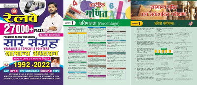 Railway 27000+ Facts Previous Years Questions Saar Sangrah Yearwise And Topicwise Pointers General Awareness 1992 To 2022 (Hindi Medium) With Target Short Tricky Maths And Reasoning News For RRB ALP Railway Group D RRB Technical RRB NTPC RRB JE Group D RPF SI Constable(Paperpack, Hindi, Khan Sir, Su Railway 27000+ Facts Previous Years Questions Saar Sangrah Yearwise And Topicwise Pointers General Awareness 1992 To 2022 (Hindi Medium) With Target Short Tricky Maths And Reasoning News For RRB ALP Railway Group D RRB Technical RRB NTPC RRB JE Group D RPF SI Constable(Paperpack, Hindi, Khan Sir, Su