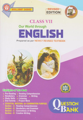 Telangana Class-VII Our World Through English Question Bank I As Per Newly Revised Textbook I 2025 Revised Edition(Paperback, VGS Expert Team)