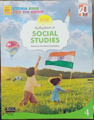 ICSE My Big Book Of Social Studies Class 4(Pepper back, Pushpa jain)