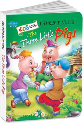 The Three Little Pigs | Fairy Tales Story Board Books For Kids(Hardcover, Sawan)