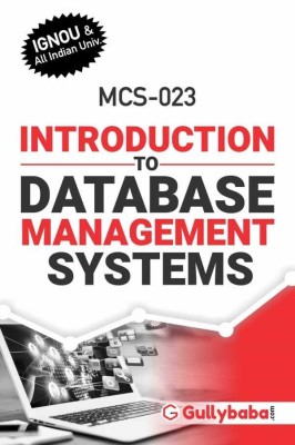 MCS-23 Introduction To Database Management Systems For IGNOU MCA Computer Application(Paperback, Expert Panel)