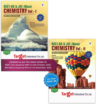 Absolute NEET-UG / JEE (Main) Chemistry Vol 1 And Vol 2 Book | Pack Of 2(Paperback, Target Publications)