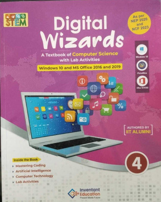Digital Wizards Class 4 ( A Textbook Of Computer Science With Lab Activities)(Paperback, Panel of Author)