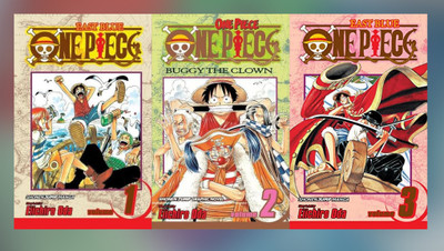 One Piece Vol. 1–3 (Set Of 3 Books)(Paperback, Eiichiro Oda)
