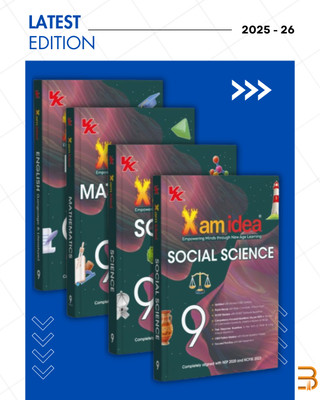 Xam Idea Class 9 English, Mathematics, Social Science And Science (Set Of 4 Books) (2025-26) | Latest CBSE Syllabus| NEP 2020 & NCFSE 2023 Aligned | With Competency-Focused & Free Response Qs | Self-Assessment Tests(Paperback, Xamidea Editorial Board (Author))