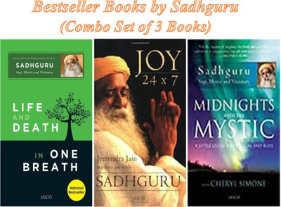 Life And Death In One Breath, Joy 24X7 & Midnights With The Mystic (Combo Set Of 3 Bestseller Books)(Paperback, Sadhguru)