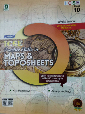 Candid Icse Practical Skills In Maps & Toposheets Class 10(Paperback, Amanpreet Kaur)