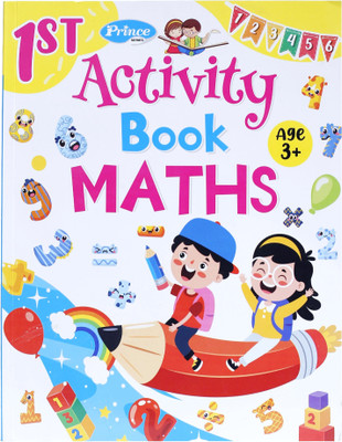 1st Maths Activity Book For Kids | Fun With Numbers, Counting & Basic Math Skills (64 Pages) | Age 3+(Paperback, Kamal Book)