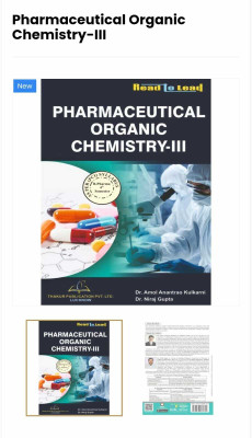 Pharmaceutical Organic Chemistry-III
FOR BPHARMA 14th SEM BASED ON PCI NEW SYLLABUS (UPDATED EDITION)(Paperback, Dr. (Prof.) Vitthal Vishram Chopade & Prof. (Dr.) P.M. Patel)