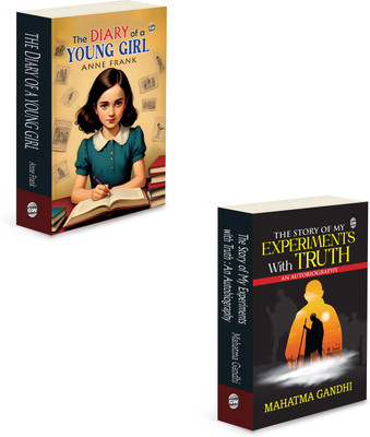 The Story Of My Experiments With Truth – An Autobiography And The Diary Of A Young Girl :- Mixed Bestseller Collection, Inspiring True Life Stories Set | Combo Of 2 Books(Paperback, Mahatma Gandhi, Anne Frank)