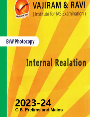 Vajiram & Ravi International Relations Book With Spiral For IAS General Studies(GS)-Yellow Book Prelims & Mains 2023-24 Printed Notes- English (Photocopy B/W Study Material) (Paperback Vajiram & Ravi Photocopy)(Paperback, Vajiram & Ravi) Vajiram & Ravi International Relations Book With Spiral For IAS General Studies(GS)-Yellow Book Prelims & Mains 2023-24 Printed Notes- English (Photocopy B/W Study Material) (Paperback Vajiram & Ravi Photocopy)(Paperback, Vajiram & Ravi)