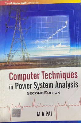 Computer Techniques In Power System Analysis(Paperback, M A Pal)