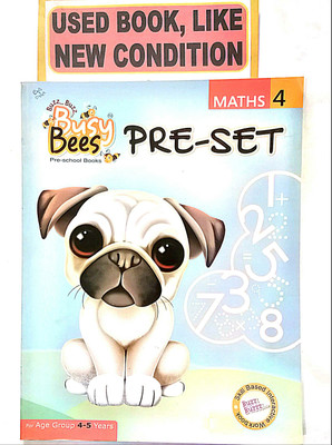 BUSY BEES PRE-SET MATHS Workbook Class-4 (Old Book)(Paperback, Editorial)