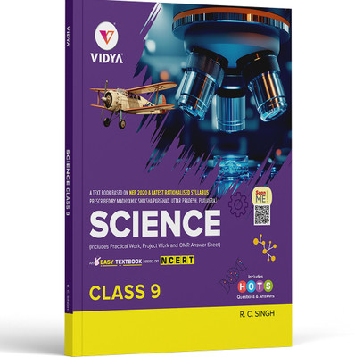 UP Board Text Book NCERT Science For Class 9 With OMR Sheet, HOTS Question Answers, Practical Work And Project Work And Digital Resources By Vidya Prakashan Mandir(Paperback, R C Singh)