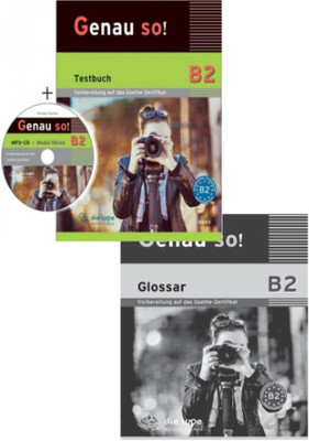 Genau So! B2-Testbuch+Glossar ( MP3-CD) Germen Language(Paperback, Others, Nicolas Vlachos)