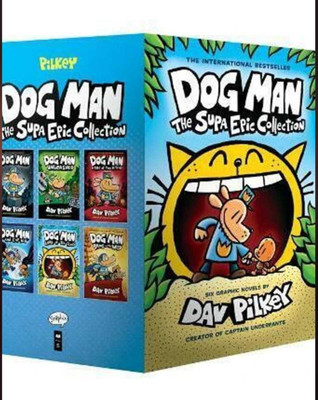 Dog Man 1-6: The Supa Epic Collection: From The Creator Of Captain Underpants (English, Hardcover, Pilkey Dav)(Paperback, Dev pilkey)