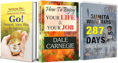 Navigate Your Way To Success + How To Enjoy Your Life And Your Job + Sunita Williams' 287 Days Space Odyssey | Women In Space Book (3 Books)(Hardcover, George Harrison Phelps, Napoleon Hill, Dale Carnegie, Abhishek Kumar)