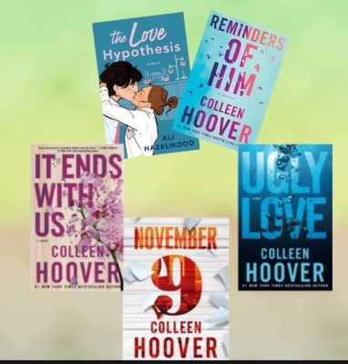 Ugly Love+ Reminder Of Him + November 9+ It Ends With Is + The Love Hypothesis(Paperback, Colleen hoover, Ali Hazelwood)