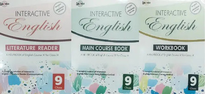 Lakshya Interactive English Literature Reader, Main Course Book & Workbook (Helpbooks Of English Course A For ... Class -9 | [ Set Of 3 Books ](Paperback, Lakshay)