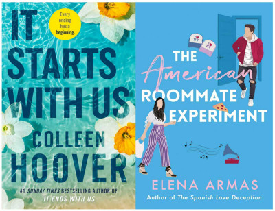 It Starts With Us + American Roommate -Combo(Paperback, Colleen hoover & Elena Armas)