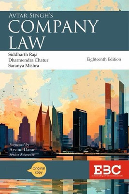 Avtar Singh's Company Law(Paperback, Siddharth Raja, Dharmendra Chatur, Saranya Mishra)