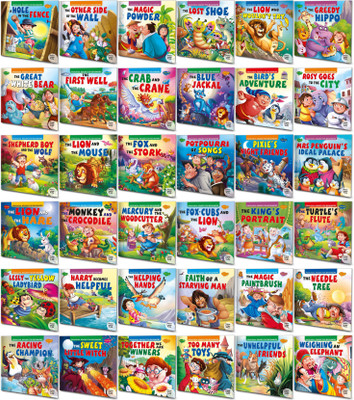 Story Books For Beginners Pack Of 36 Books| Early Reader Series In Large Font(Paperback, Sawan)