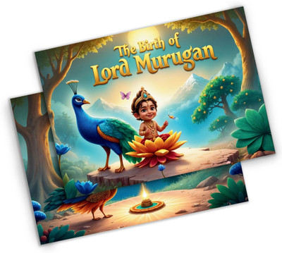 Sakuya Murugar Story Book - The Birth Of Lord Murugan | Illustrated Mythological Story For Children | Engaging Spiritual Tales With Vibrant Artwork For Cultural Learning And Moral Values(Glossy finish, Sakuya Publications)