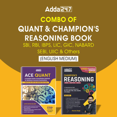 Latest Bank PRIME (Ace Quant + Champions Reasoning) Book Combo (English Printed Edition)(Paperback, Adda247 Publications)