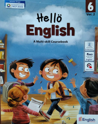 Hello English A Multi Skill Coursebook Class 6(Pepper back, Amar singh Rathore)