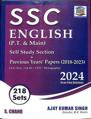 SSC English (P.T. & Main) 218 Sets 2024(Hardcover, Ajay Kumar Singh)