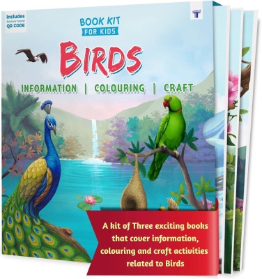 Activity Book Kit For Kids | My Early Learning Book Of Birds | Birds Information, Colouring And Paper Craft DIY Book Kit For Children | Gifts For Boys And Girls(Paperback, Content Team at Target Publications)