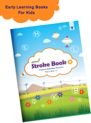 Nurture Stroke Book For Kids | Part B | Practice Standing And Sleeping Lines, Curves And ABCD Alphabet Tracing For Preschool And Nursery Children | Includes Colourful Pictures And Activities | 2 To 5 Year Old(Paperback, Target Publications)