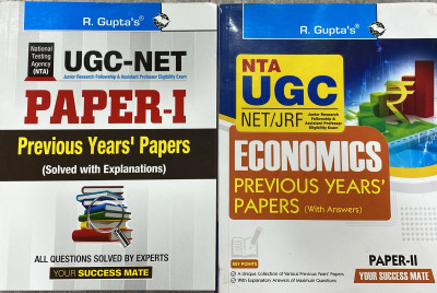 NTA-UGC-NET/JRF: Teaching & Research Aptitude (PAPER-I) Previous Years' Papers (With Answers) NTA-UGC-NET/JRF: ECONOMICS (PAPER-II) Previous Years' Papers (With Answers) Paperback – 8 May 2024(Paperback, RPH Editorial Board)