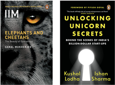 Elephants And Cheetahs: The Beauty Of Operations By Mukherjee, Saral & Unlocking Unicorn Secrets: Behind The Scenes Of -Dollar Start-Ups (SET OF 2 BOOKS)(Paperback, MUKHERJEE, SARAL) Elephants And Cheetahs: The Beauty Of Operations By Mukherjee, Saral & Unlocking Unicorn Secrets: Behind The Scenes Of -Dollar Start-Ups (SET OF 2 BOOKS)(Paperback, MUKHERJEE, SARAL)