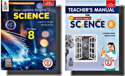 S Chand New Lakhmir Singh's Science With Answerkey Class - 8 Combo Set 2 Books(Perfect Paperback, MANJIT KAUR)