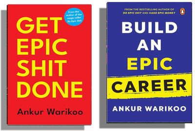 Arushibooks Combo: ( Get Epic Shit Done + Build An Epic Career ) English(Paperback, Ankur Warikoo)