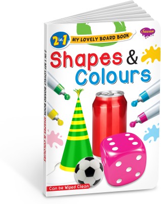 2 In 1 My Lovely Board Book | Shapes And Colours(Hardcover, Sawan)