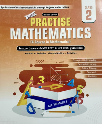Let's Practise Mathematics Class 2 – Revised Edition | Based On NEP 2020 & NCF 2022 | Trusted By Schools & Teachers | Math Lab & Activity Based Learning Book(Paperback, Rachna Mehta, Dr. Rajesh Kumar Thakur)