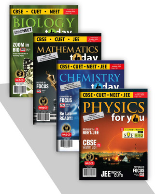 MTG Monthly Magazines Of October 2024 - Physics For You, Chemistry Today, Mathematics Today & Biology Today For JEE & NEET Exam 2024(Paperback, MTG Editorial Board)
