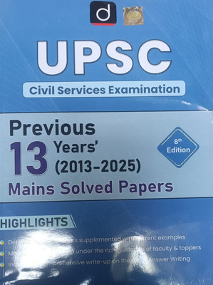 Drishti UPSC Civil Services 13 Years (2013-2025) Mains Solved Papers 8th Edition(Paperback, Drishti Team)