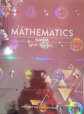 R D Sharma Mathematics Class 6 CBSE - By R.D. Sharma(Paperback, RD Sharma)
