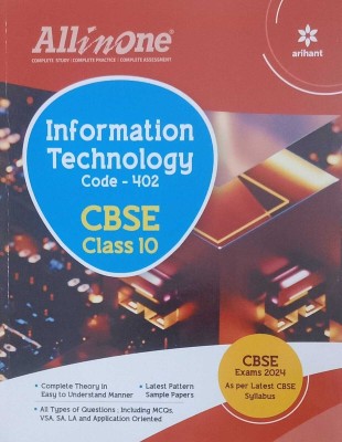 Arihant All In One Information Technology Cbse Class 10 In English 2024(Paperback, NEETU GAIKWAD)